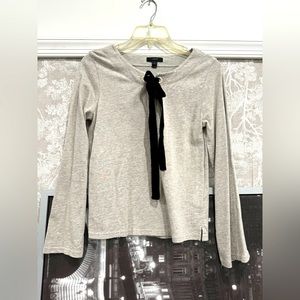 J crew sweater shirt with bow